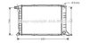 AVA QUALITY COOLING FD2261 Radiator, engine cooling